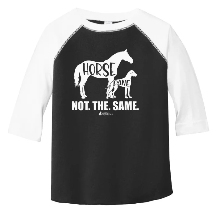 Horse Dane Not The Same Great Dane Funny Dog Lover Toddler Fine Jersey T-Shirt