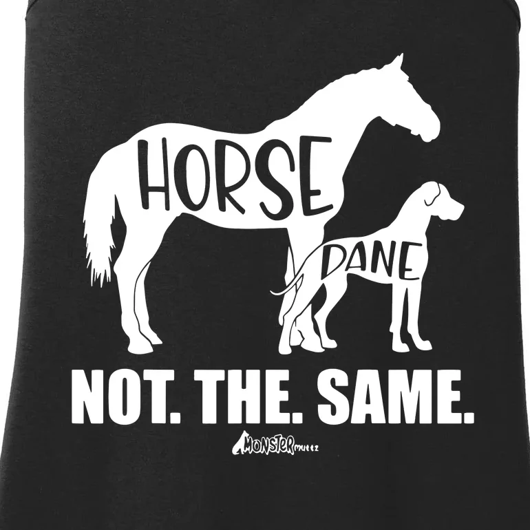 Horse Dane Not The Same Great Dane Funny Dog Lover Ladies Essential Tank