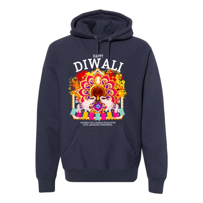 Happy Diwali Outfit Idea For Kids & Hindu Festival Diwali Premium Hoodie