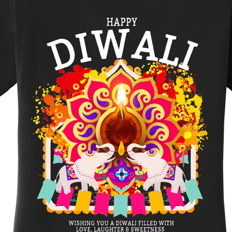 Happy Diwali Outfit Idea & Hindu Festival Diwali Women's T-Shirt