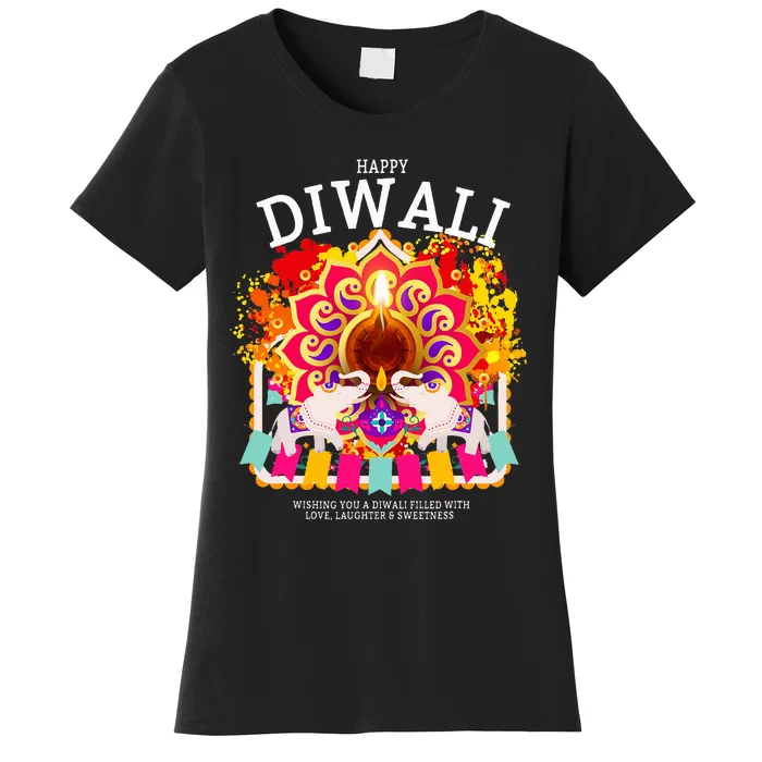 Happy Diwali Outfit Idea & Hindu Festival Diwali Women's T-Shirt