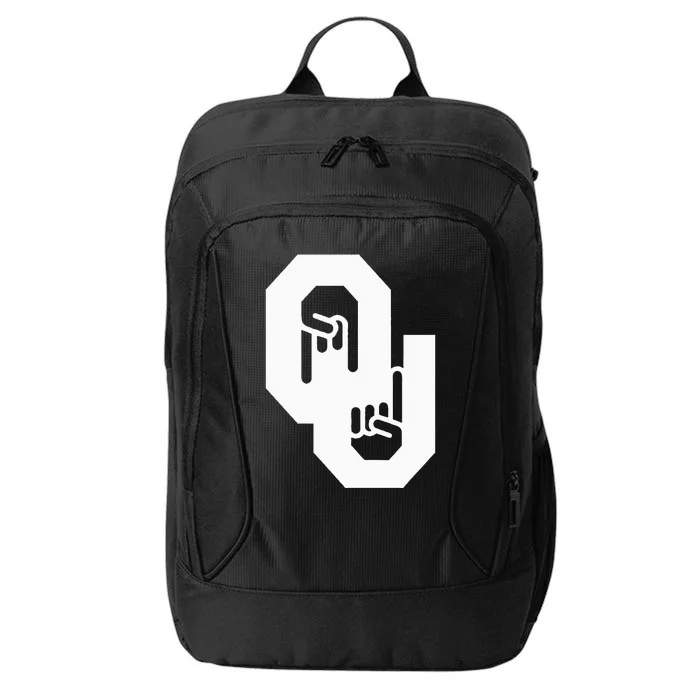 Horns Down Oklahoma Texas City Backpack