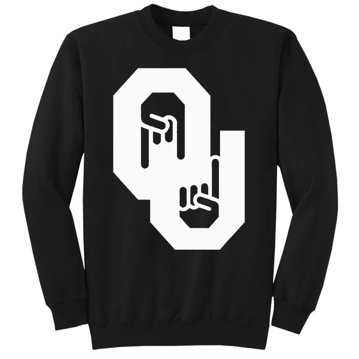 Horns Down Oklahoma Texas Tall Sweatshirt