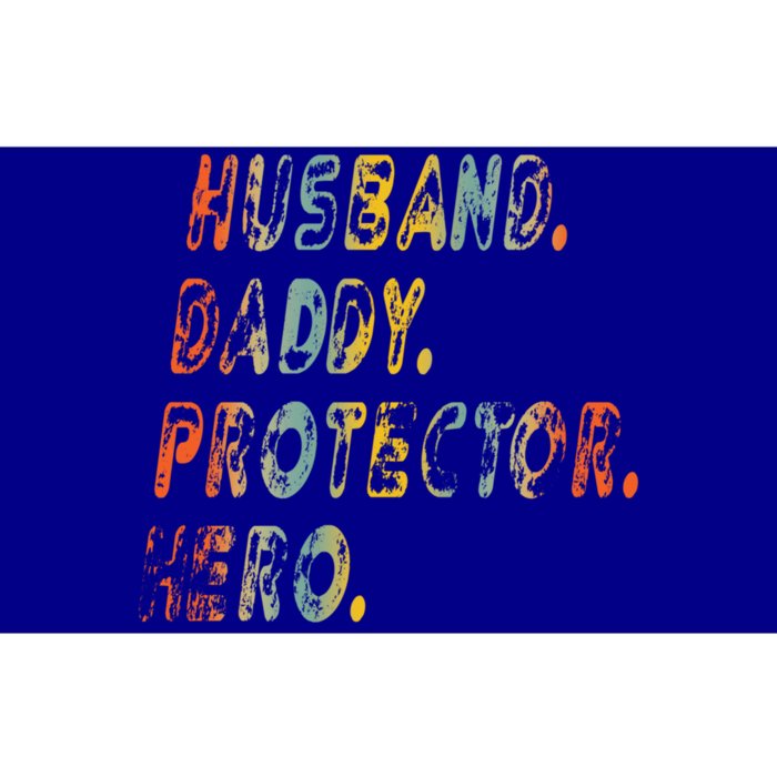 Husband Daddy Protector Hero Vintage Design Great Gift Bumper Sticker