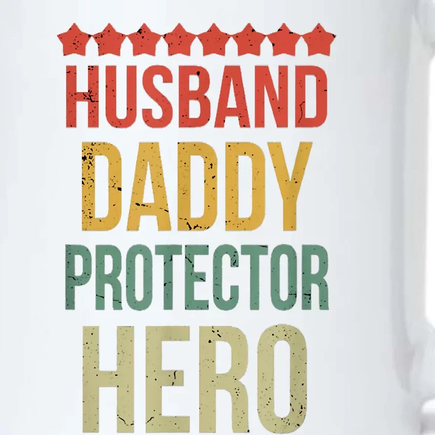 Husband Daddy Protector Hero Black Color Changing Mug