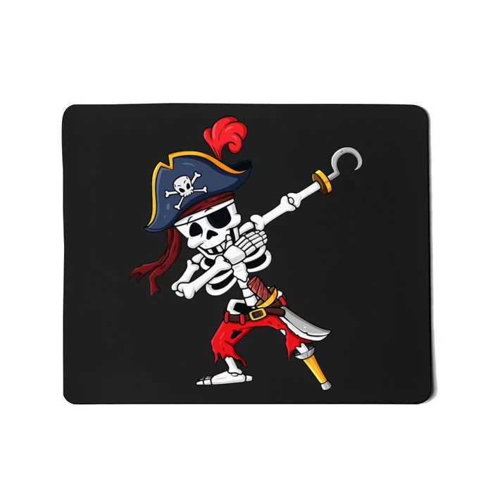 Halloween Dabbing Pirate Skeleton Funny Dab Mousepad