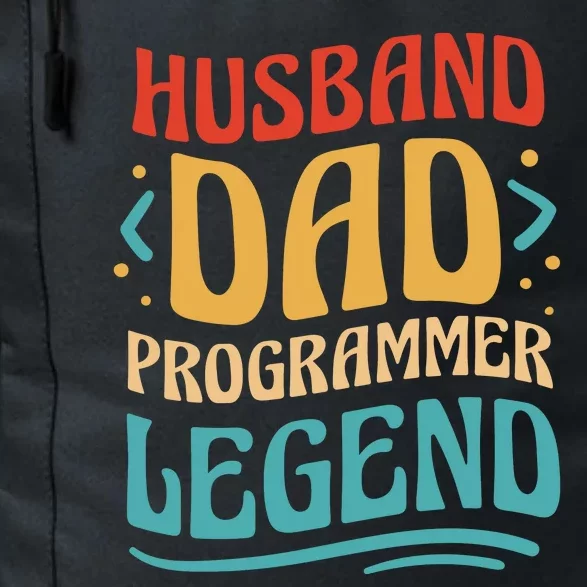 Husband Dad Programmer Legend Daily Commute Backpack