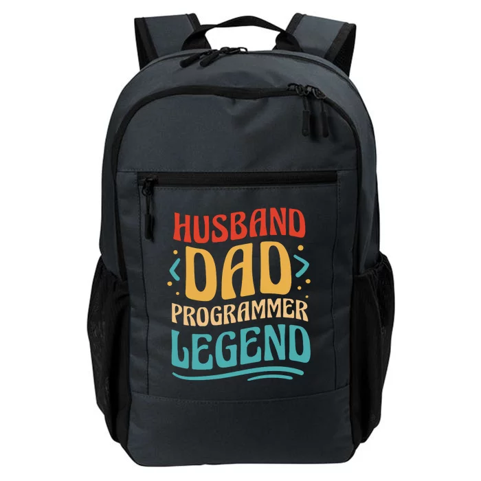 Husband Dad Programmer Legend Daily Commute Backpack