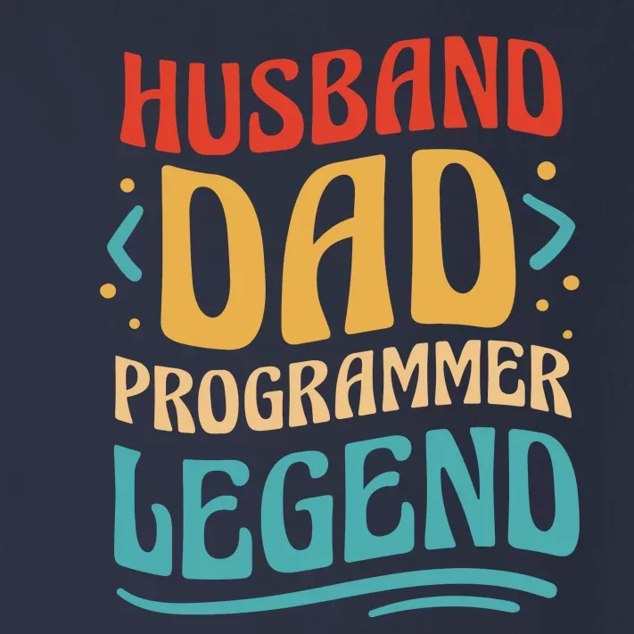 Husband Dad Programmer Legend Toddler Long Sleeve Shirt