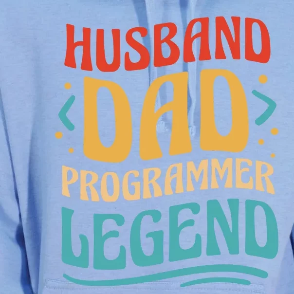 Husband Dad Programmer Legend Unisex Surf Hoodie