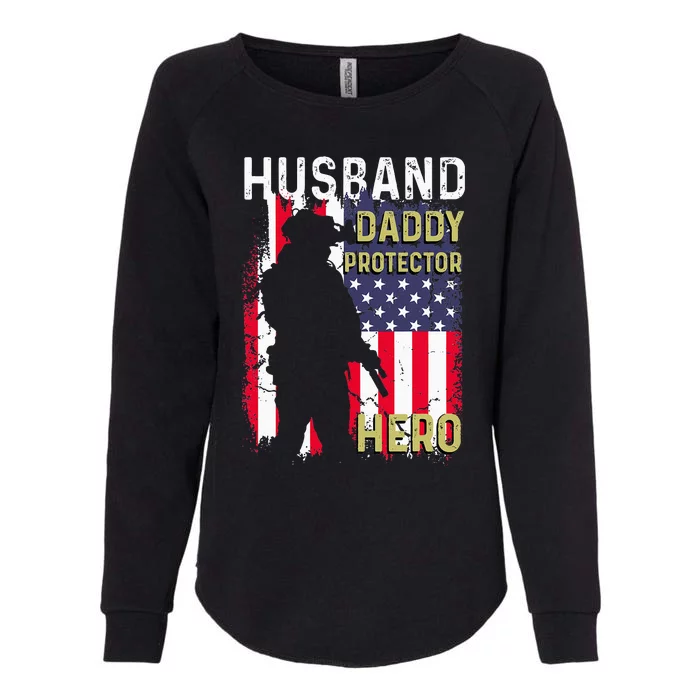 Husband Daddy Protector Womens California Wash Sweatshirt