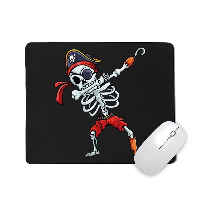 Halloween Dabbing Pirate Skeleton Funny Dab Mousepad