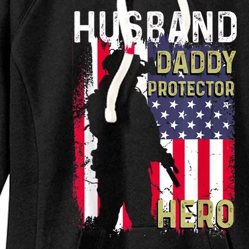 Husband Daddy Protector Women's Fleece Hoodie