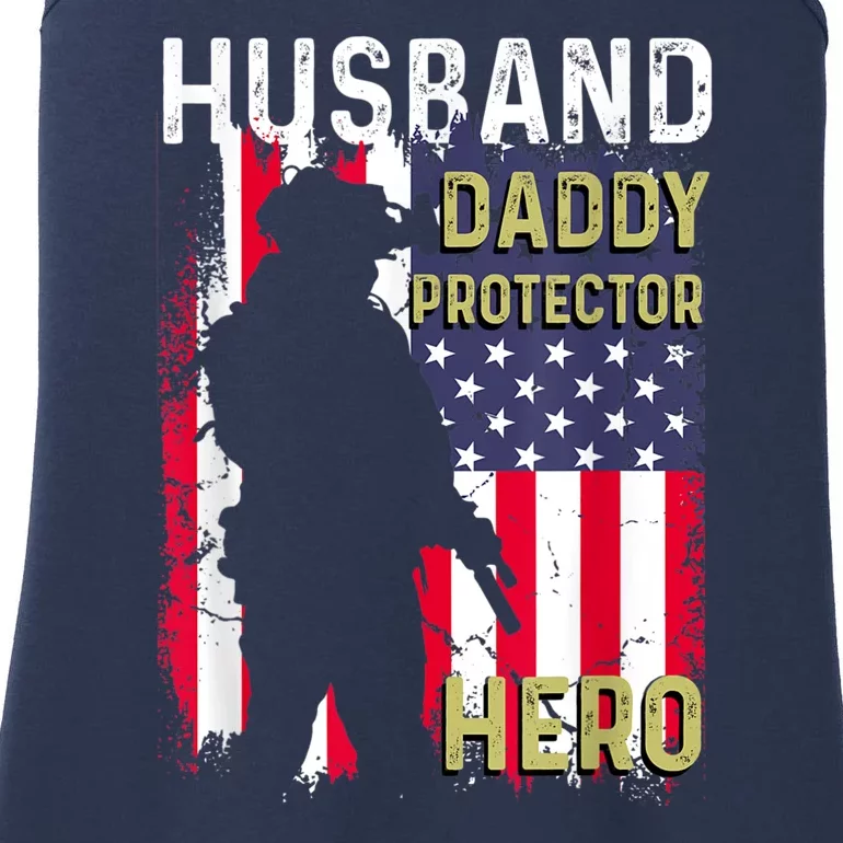 Husband Daddy Protector Ladies Essential Tank