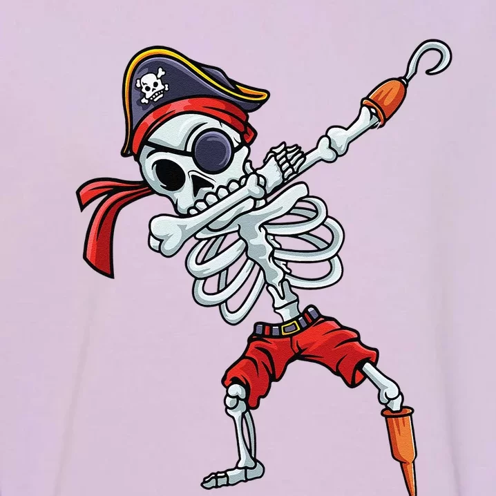 Halloween Dabbing Pirate Skeleton Funny Dab Garment-Dyed Sweatshirt