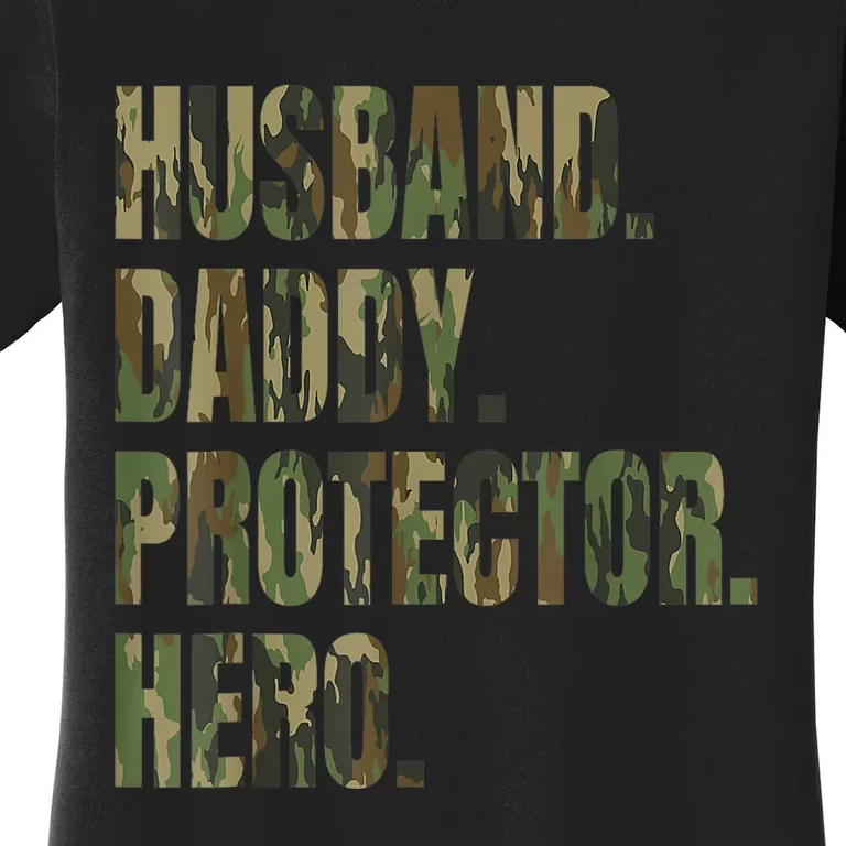 Husband Daddy Protector Hero Women's T-Shirt