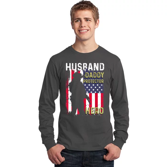 Husband Daddy Protector Tall Long Sleeve T-Shirt