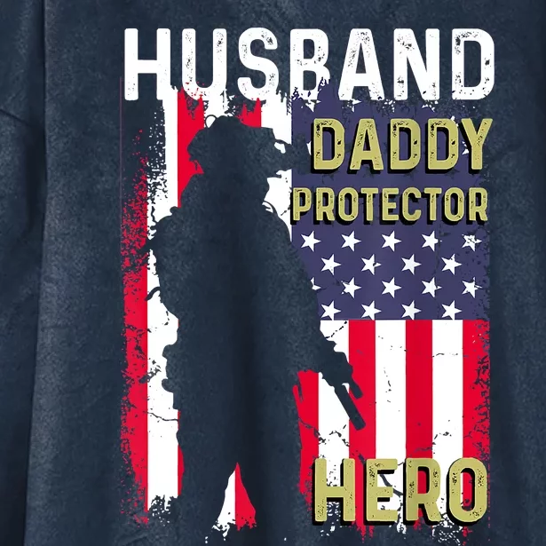 Husband Daddy Protector Hooded Wearable Blanket