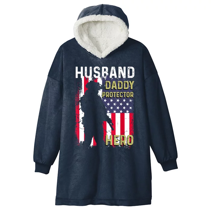 Husband Daddy Protector Hooded Wearable Blanket