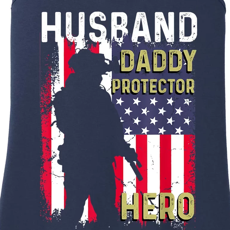 Husband Daddy Protector Ladies Essential Tank