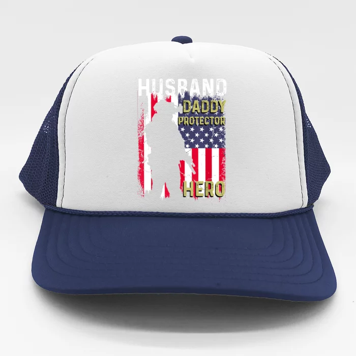 Husband Daddy Protector Trucker Hat