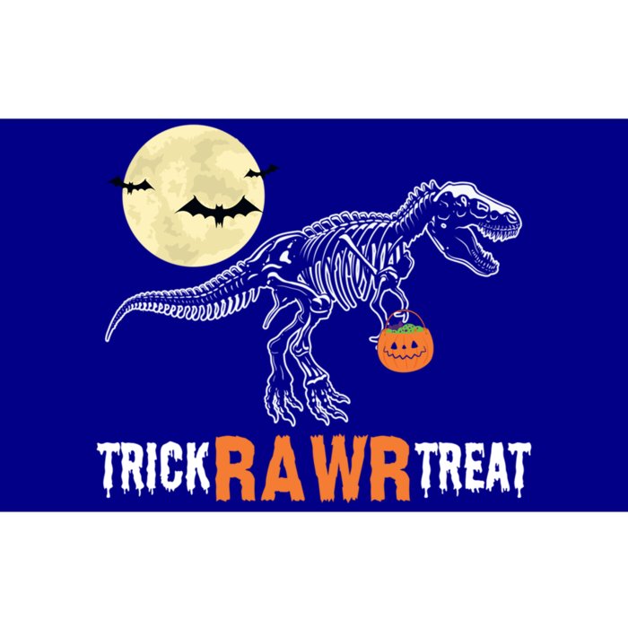 Halloween Dinosaur Pumkin Moon Bat Trick Rawr Treat Funny Cool Gift Bumper Sticker