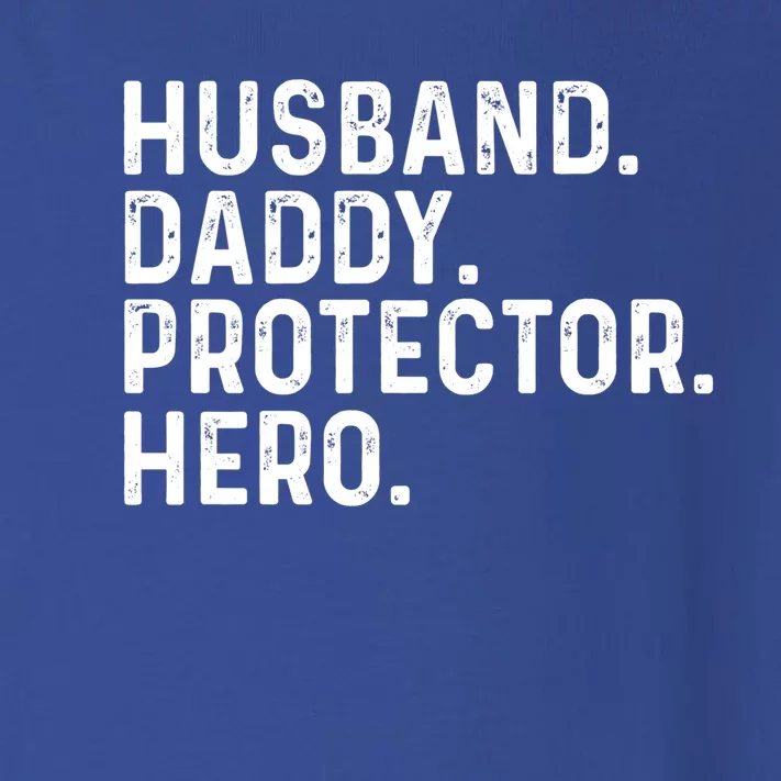 Husband Daddy Protector Hero Dad Stepgiftdad Cool Fathers Day Funny Gift Toddler Long Sleeve Shirt