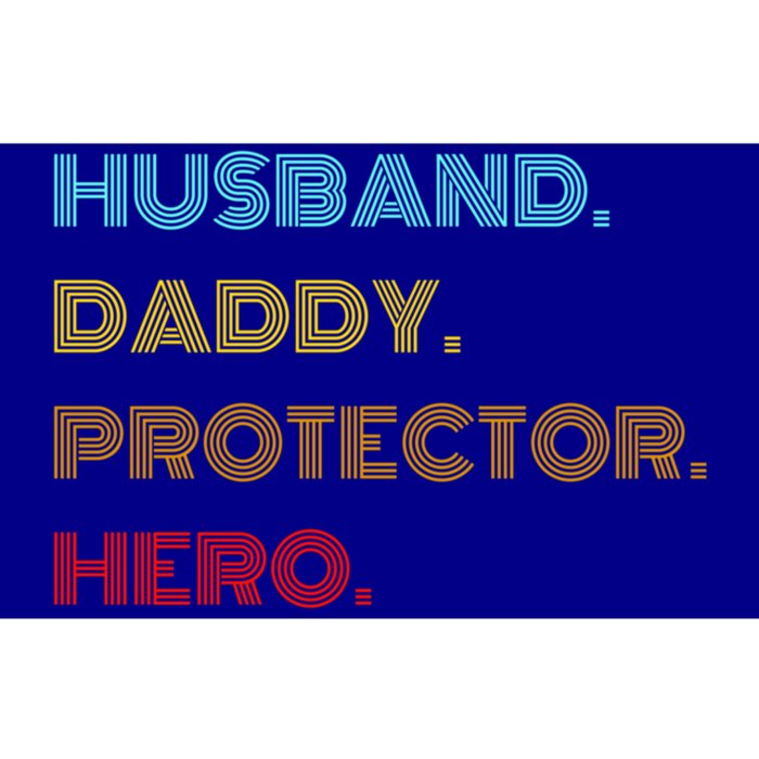 Husband Daddy Protector Hero Gift Bumper Sticker