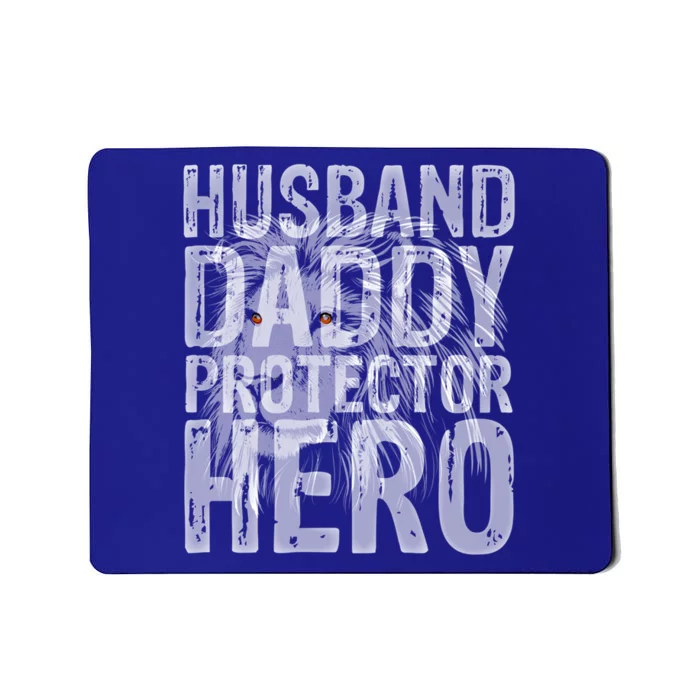 Husband Daddy Protector Hero Family Love Great Gift Mousepad