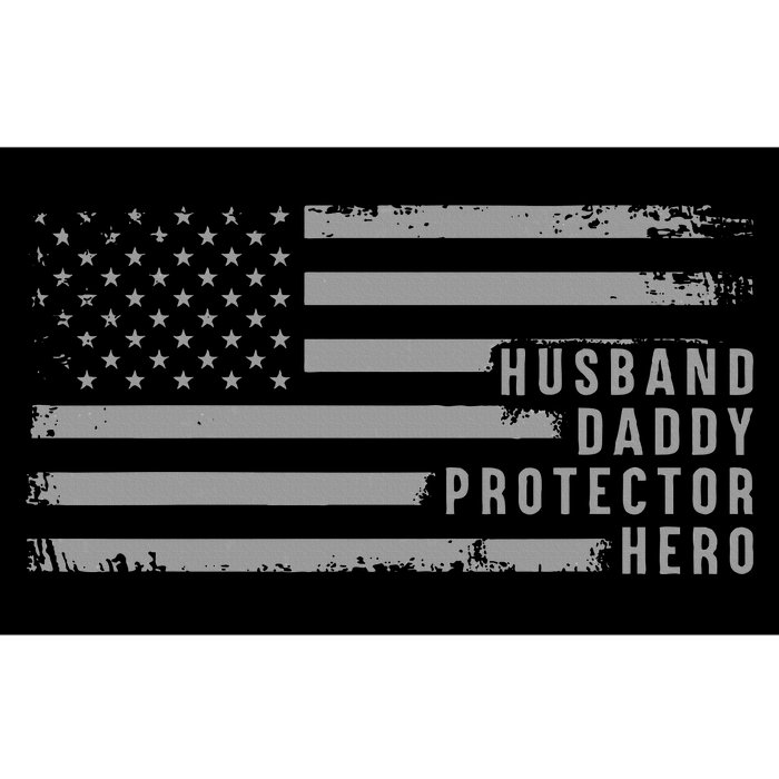 Husband Daddy Protector Hero Fathers Day Bumper Sticker