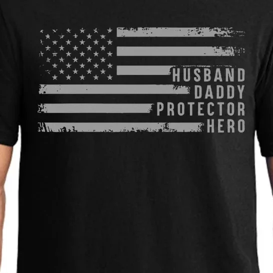 Husband Daddy Protector Hero Fathers Day Pajama Set