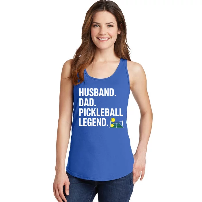 Husband Dad Pickleball Legend Funny FatherS Day Gift Ladies Essential Tank