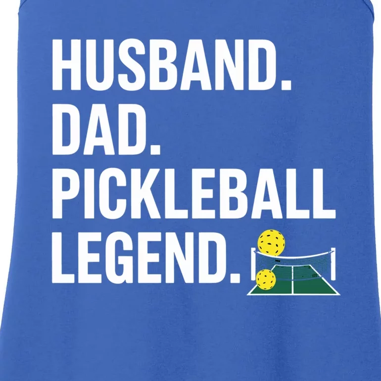 Husband Dad Pickleball Legend Funny FatherS Day Gift Ladies Essential Tank