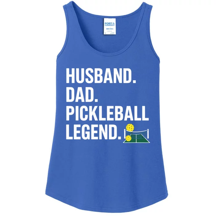 Husband Dad Pickleball Legend Funny FatherS Day Gift Ladies Essential Tank