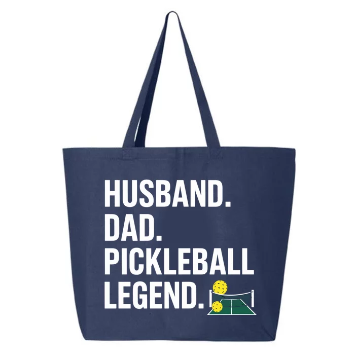 Husband Dad Pickleball Legend Funny FatherS Day Gift 25L Jumbo Tote