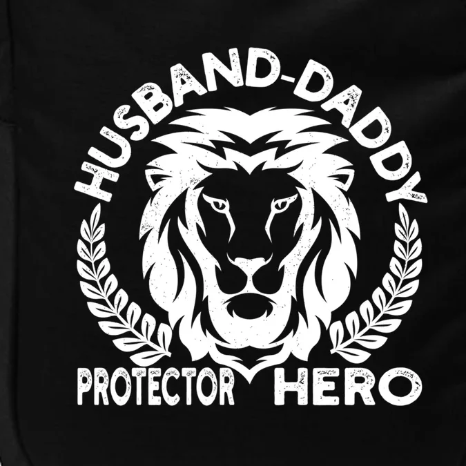 Husband Daddy Protector Hero Meaningful Gift Impact Tech Backpack