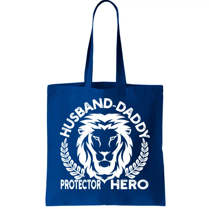 Husband Daddy Protector Hero Meaningful Gift Tote Bag