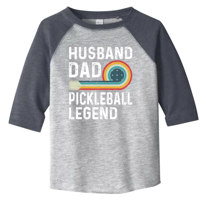 Husband Dad Pickleball Legend Pickle Ball Papa FatherS Day Cute Gift Toddler Fine Jersey T-Shirt