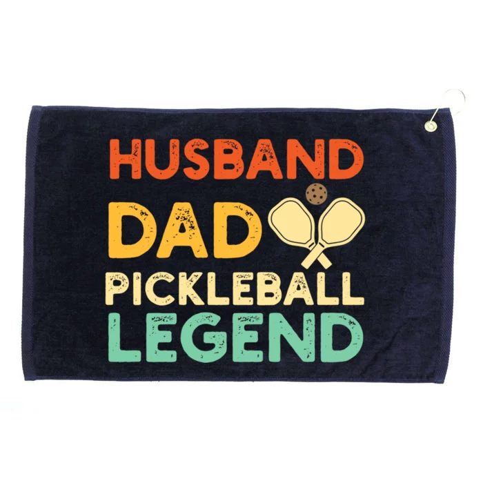 Husband Dad Pickleball Legend Gift FatherS Day Pickleball Gift Grommeted Golf Towel