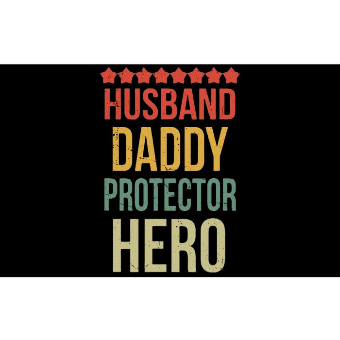 Husband Daddy Protector Hero Bumper Sticker