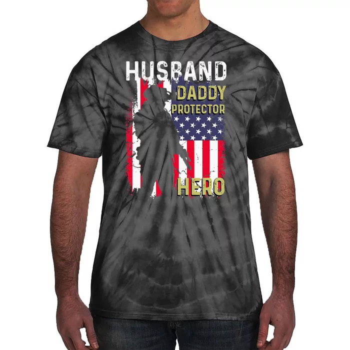 Husband Daddy Protector Tie-Dye T-Shirt