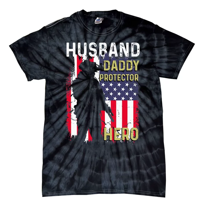 Husband Daddy Protector Tie-Dye T-Shirt