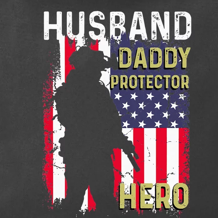 Husband Daddy Protector Zip Tote Bag