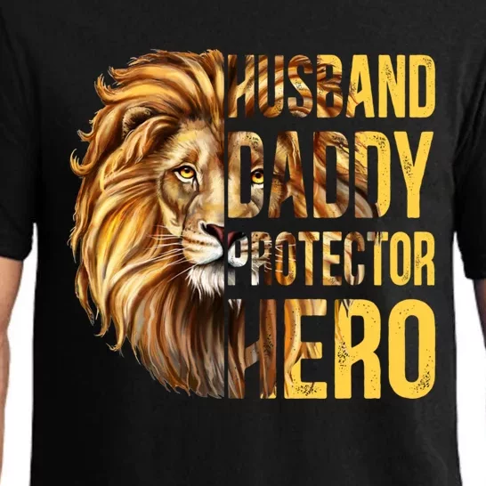 Husband Daddy Protector Hero Funny Husband Funny Gift From Wife Great Gift Pajama Set