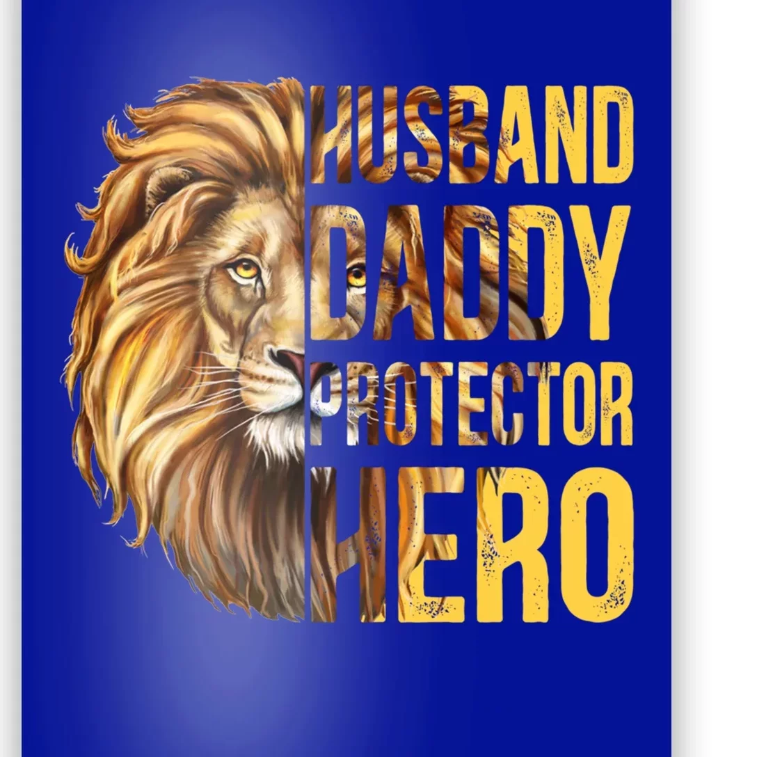 Husband Daddy Protector Hero Funny Husband Funny Gift From Wife Great Gift Poster