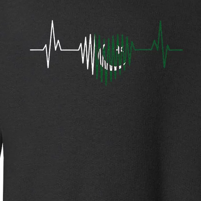 Heartbeat Design Pakistani Flag Pakistan Toddler Sweatshirt