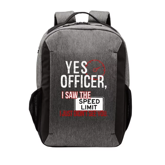 Humor Driver Police Mechanic Gift Car Mechanics Vector Backpack