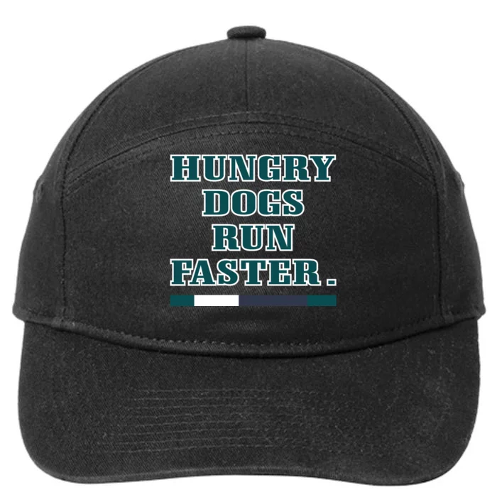 Hungry Dogs Run Faster Jason Kelce 7-Panel Snapback Hat