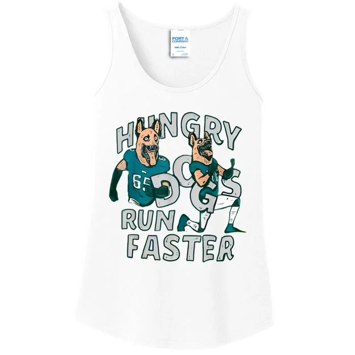 Hungry Dogs Run Faster Ladies Essential Tank