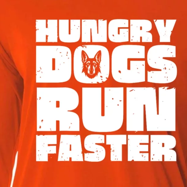 Hungry Dogs Run Faster Cooling Performance Long Sleeve Crew